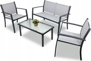 CH 4-dielna sada záhradného oceľového nábytku