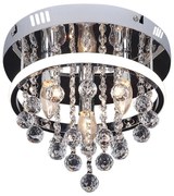 Rabalux 2236 - Krištáľový prisadený luster PALLAS LED/20W/230V + 3xE14/40W