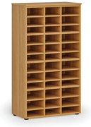 Triediaci regál PRIMO WOOD, 800 x 420 x 1434 mm, 36 priehradok, buk