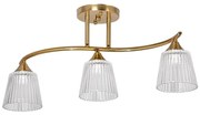 Luster na tyči 3xE14/60W/230V zlatá