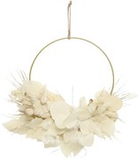 Dekorácia umelý veniec vŕbovej vetvy s mačičkami Willow - Ø 42 cm