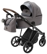 Adamex kočík 2v1 GALLO - grey quartz