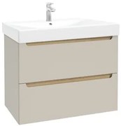 Kúpeľňová skrinka s umývadlom Naturel Stilla 80x60x45 cm kašmír mat STILLADK08057U3