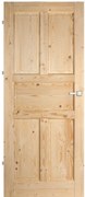 Verona Interiérové dvere 60 L, 650 × 1985 mm, masívne drevo, ľavé, smrek, plné