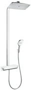 Hansgrohe Raindance Select E, sprchový set Showerpipe 360 s termostatom, EcoSmart 9 l/min, biela/chróm, HAN-27286400
