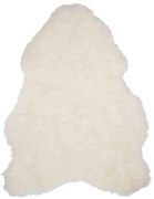 Slovenština  Biela kožušina z ovčej kože - 90 * 60 * 5 cm