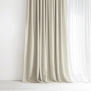 Goldea dekoračný záves - prírodný 140x150 cm