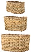 Košíky z morskej trávy v súprave 3 ks 26x16x16 cm Ramon – Bloomingville