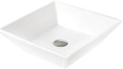 Mexen Pola, umývadlo na dosku 41 x 41 x 12 cm, biela, 22224100