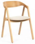 NELL UP SAND DREVENÁ STOLIČKA S PODSEDÁKOM sand