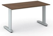 Kancelársky písací stôl PRIMO FLEXIBLE, 140x80 cm, orech