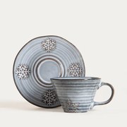 Šálka BLUNITE s podšálkou, modrá 759741 150 ml