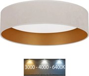 Brilagi - LED Stropné svietidlo VELVET LED/24W/230V 3000/4000/6400K krémová/zlatá