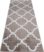 TA Koberec L386B BÉŽOVÉ SARI BRH Rozmer: 70x150 cm