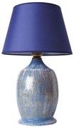 Stolná lampa RAMZES 1xE27/40W/230V modrá