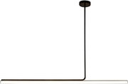 Toolight Toolight, LED stropné svietidlo 120cm, 14W, APP1659-CP, čierna, OSW-06990