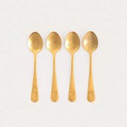 Súprava čajových lyžičiek REGALIA zlatá 763793 (4 ks)