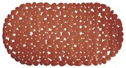 Spirella Protiskluzová podložka do vany GALETS,terakota, 99 x 39 cm