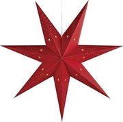 Červená závesná vianočná svetelná dekorácia Saturnus – Markslöjd