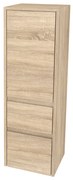 Mereo Opto kúpeľňová skrinka vysoká 125 cm, pravé otváranie, Multidecor, Dub Bardolino, MER-CN995PDBAR