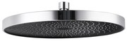 WENKO 24910100 - Sprchová hlavica SOFTWATER 26x26 cm lesklý chróm/čierna
