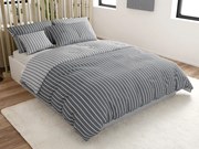 Obliečky z Renforcé bavlny CAPRIVI sivé hotelová kapsa Rozmer obliečky: 70 x 90 cm | 140 x 200 cm