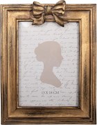 Photo Frame 13x18 Cm Gold Colored Plastic - 25.0 cm