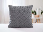 Obliečka na vankúš 45 × 45 cm - Felipe sivá