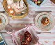 Bavlnený obrus s kvetmi ruže Sweet Roses - 100*100 cm