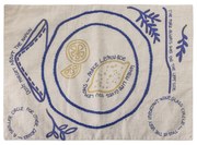 Bloomingville Prestieranie s prímesou ľanu Limone 33x48 cm