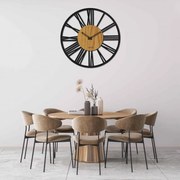 Moderné drevené nástenné hodiny rýmske - Luxusný dizajn | SENTOP HDFK028-dub
