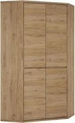 Skriňa rohová 2d Shetland Typ 21 Dub Shetland/Sivá