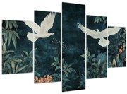 Obraz - Dve holubice (150x105 cm)