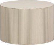 Béžový okrúhly konferenčný stolík ø 60 cm Sanne – WOOOD