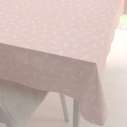 Biante Dekoračný obdĺžnikový obrus PM-062 Konfety na pastelovo lososovom 50x100 cm
