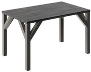 Stôl Baltika 185 betón tmavý