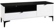 TV Stolík Fabio 1D1S doska čierna