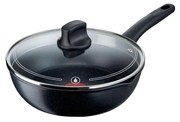 Tefal - Panvica s pokrievkou BLACK STONE 26 cm