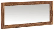 furniture-nabytek.cz - Masívne kúpeľňové zrkadlo Lagos z palisandrového dreva, lakované, hnedé – 130×60 cm