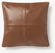 Ručne vyrobený kožený poťah na vankúš Raven