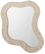 Bloomingville Nástenné zrkadlo Meg Nature Resin