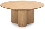 Kulatý konferenční stolek Torino 100 cm dub přírodní