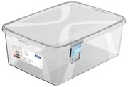 Plastový úložný box s vekom 10 l Lona - Rotho