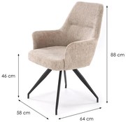 Stolička K542 béžová