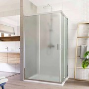 Mereo Mereo, Sprchovací kút, LIMA, obdĺžnik, chróm ALU, sklo Point, MER-CK83432K