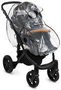 Pláštenka na kočík s prekladacou rukoväťou, transparentná