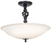 Elstead PB-SF-A-BLACK - Prisadený luster PEMBROKE 3xE14/60W/230V