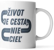 Sablio Hrnček Život je cesta, nie cieľ - 200 ml - espresso