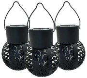 Solárne vonkajšie svietidlá v súprave 3 ks (výška 9 cm) – Garden Pleasure