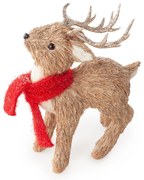 VIANOČNÁ FIGÚRKA REINDEER 21X11 CM VIACFAREBNÁ